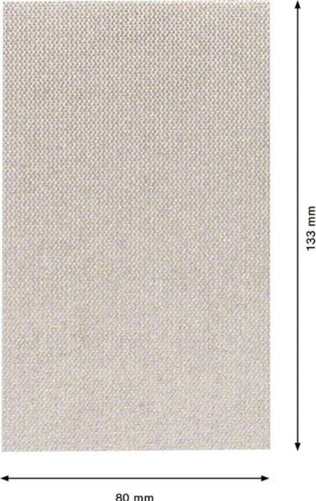 Actual product image Bosch Professional Zubehör Expert M480 sanding net for orbital sander, 80 x133 mm, G 80, 10 pcs. (80, P80)