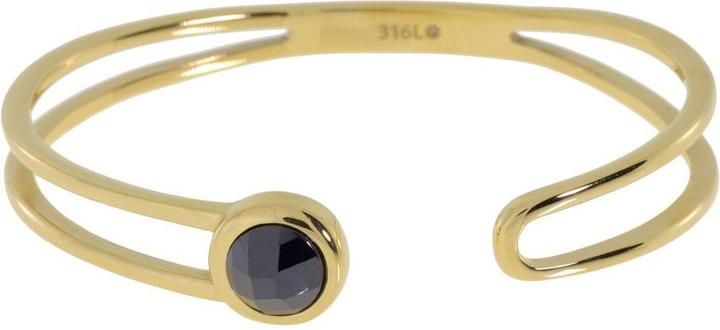 Bijouteria Bracciale (Acciaio inossidabile, Placcatura in oro (placcatura oro), Zirconia)