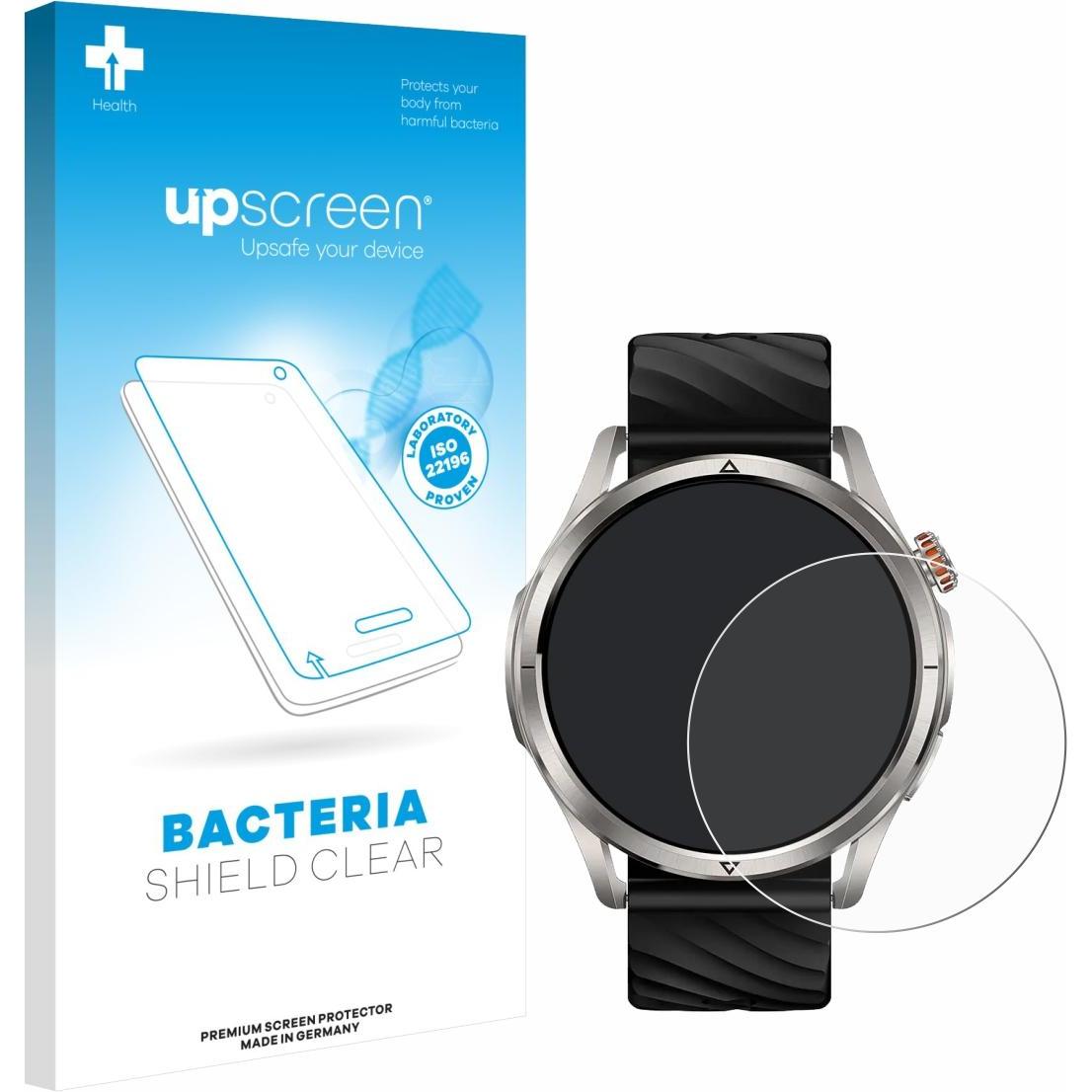 upscreen Pellicola Antibatterica, Pellicola protettiva per smartwatch, Trasparente