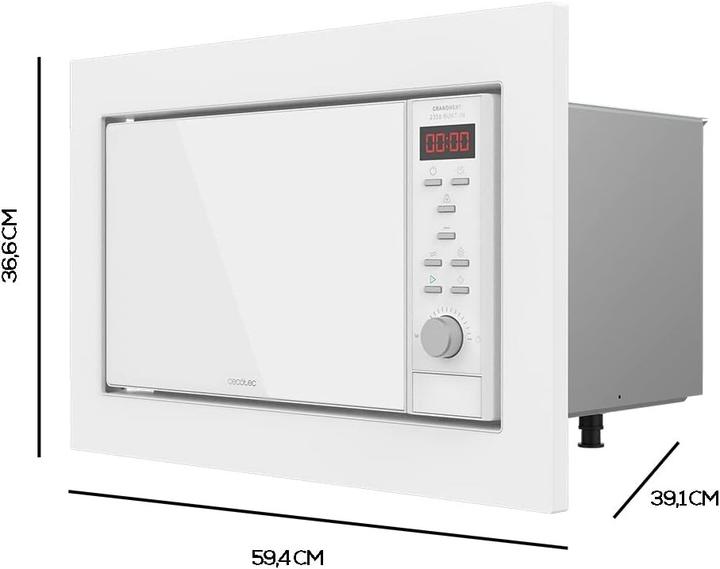 Produktbild Cecotec Four Micro-Ondes encastrable GrandHeat 2350 Built-In White- (Blanc) (23 l)
