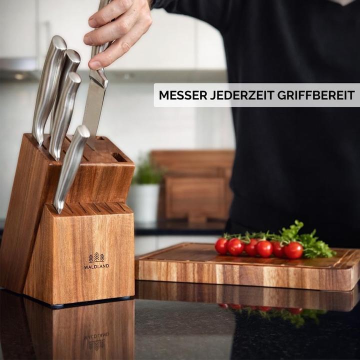 Produktbild Waldland Messerblock mit Antirutsch-Füssen
