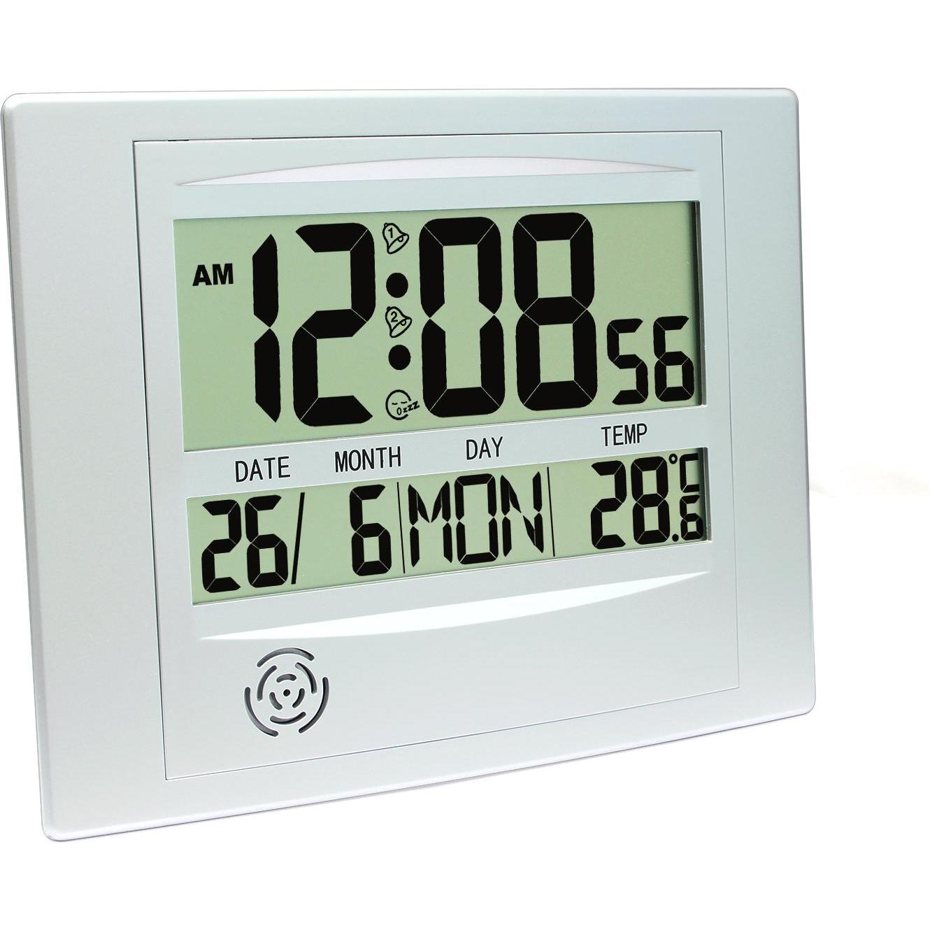 Platinet, Wecker, Weather station white alarm clock (44377)
