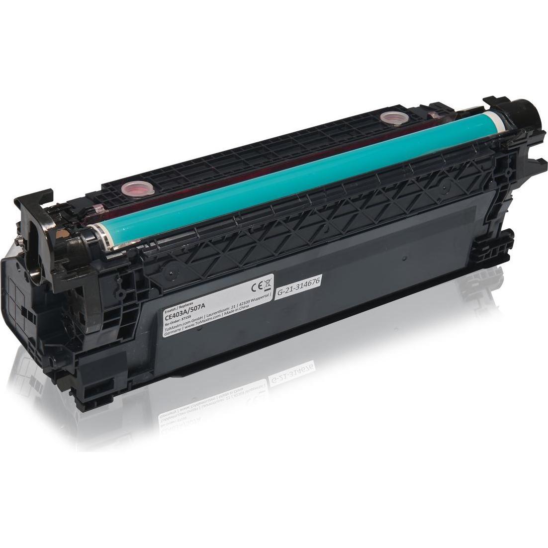 Inkadoo, Toner, Toner kompatibel zu HP CE403A / 507A Toner, magenta Magenta (M)