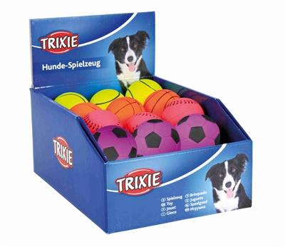 Produktbild Trixie Neonbälle Moosgummi (Ballspielzeug Hund)