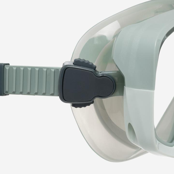 Actual product image Subea Tauchmaske Antibeschlag Silikonband - 100 Mono khaki