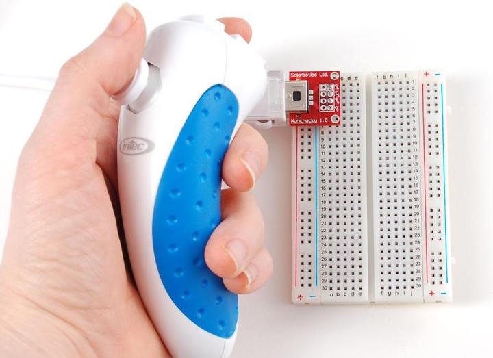 Immagine prodotto Solarbotics Nunchucky (adattatore breakout per Nunchuck Wii) (Sterzatura)