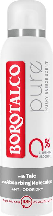Image du produit Borotalco Déodorant Pure Clean Freshness (Spray, 150 ml)