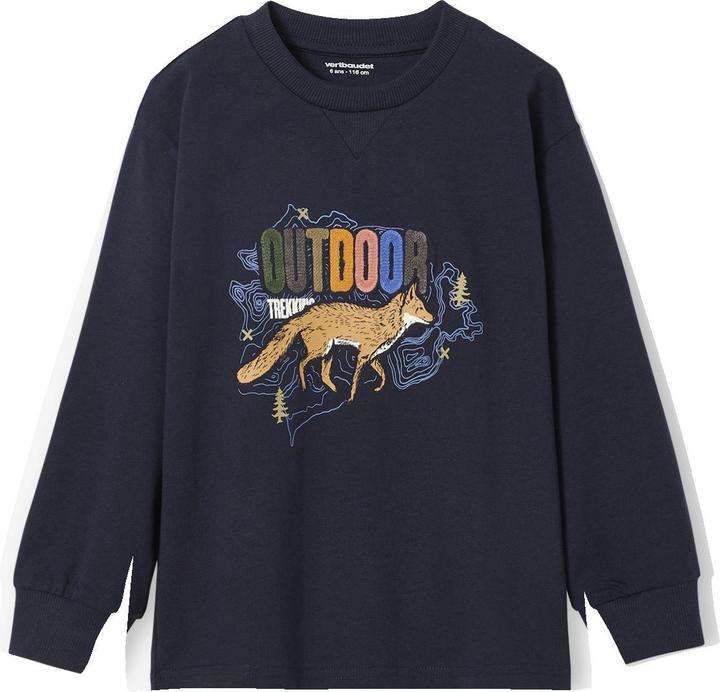 Actual product image Vertbaudet Bedrucktes Jungen Shirt aus dickem Jersey (152)