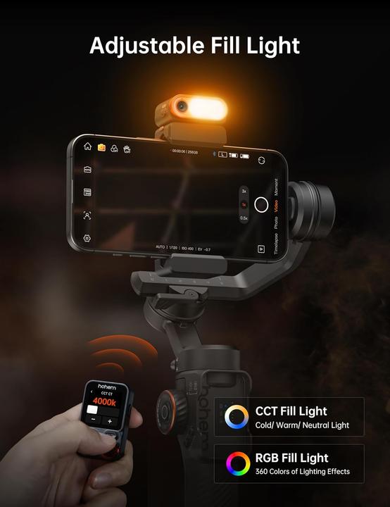 Produktbild Hohem HRT-06 Black remote controller (Gimbal Stromversorgung)
