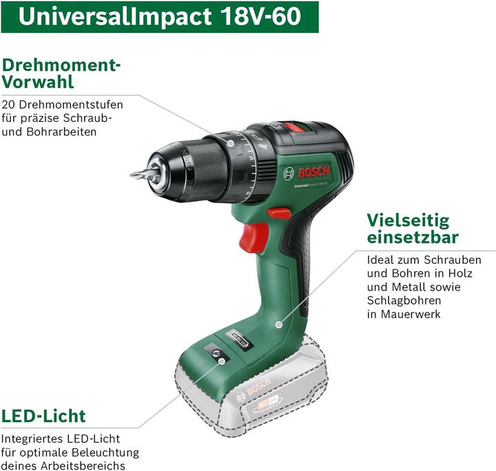 Produktbild Bosch Home & Garden UniversalImpact 18V-60