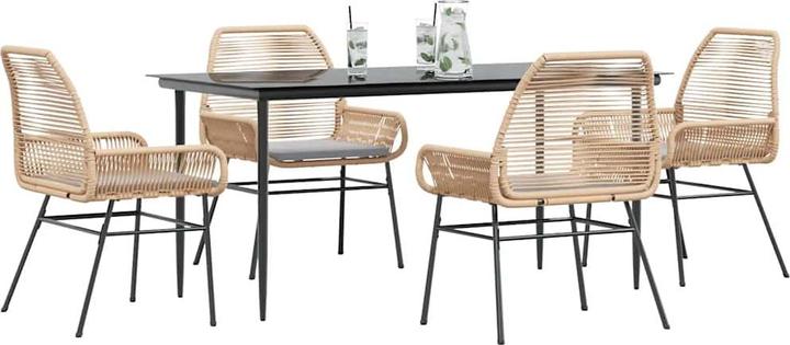 Produktbild vidaXL Garten Essgruppe (160 x 80 x 74 cm)