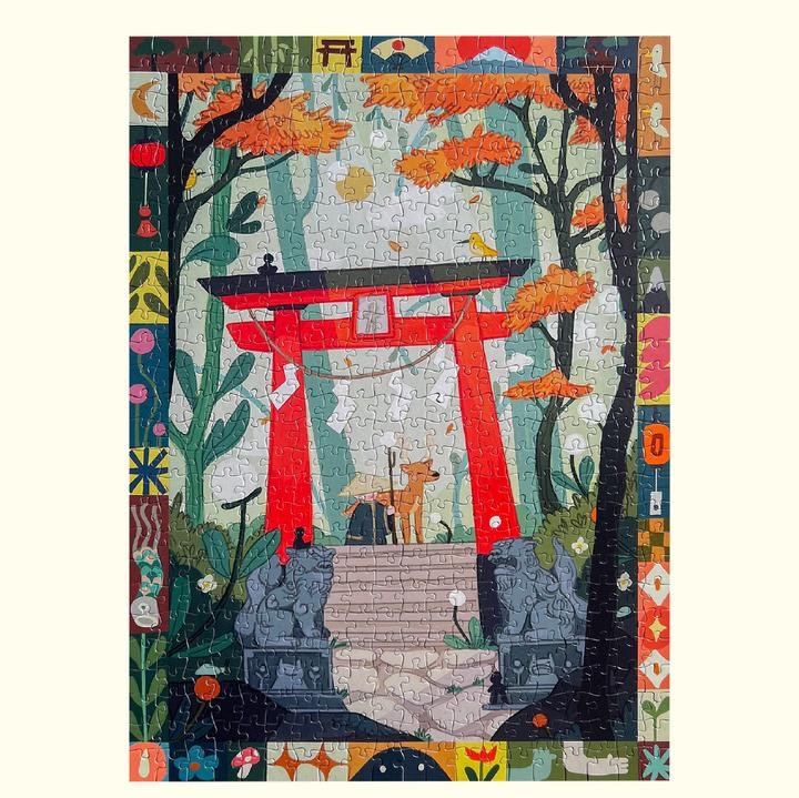 Immagine prodotto StoPuzzle Puzzle 500pz Il Bosco Di Nara Art By Nadia Kawafi (500 pezzi)