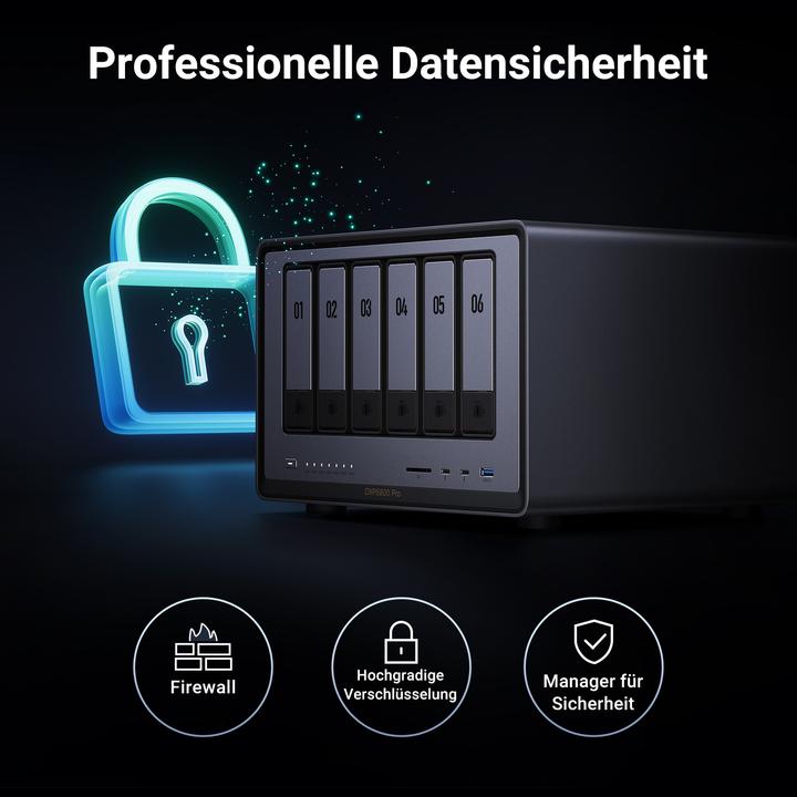 Actual product image Ugreen NASync DXP6800 Pro (0 TB, 950 Pro M.2, Serial ATA Drive)