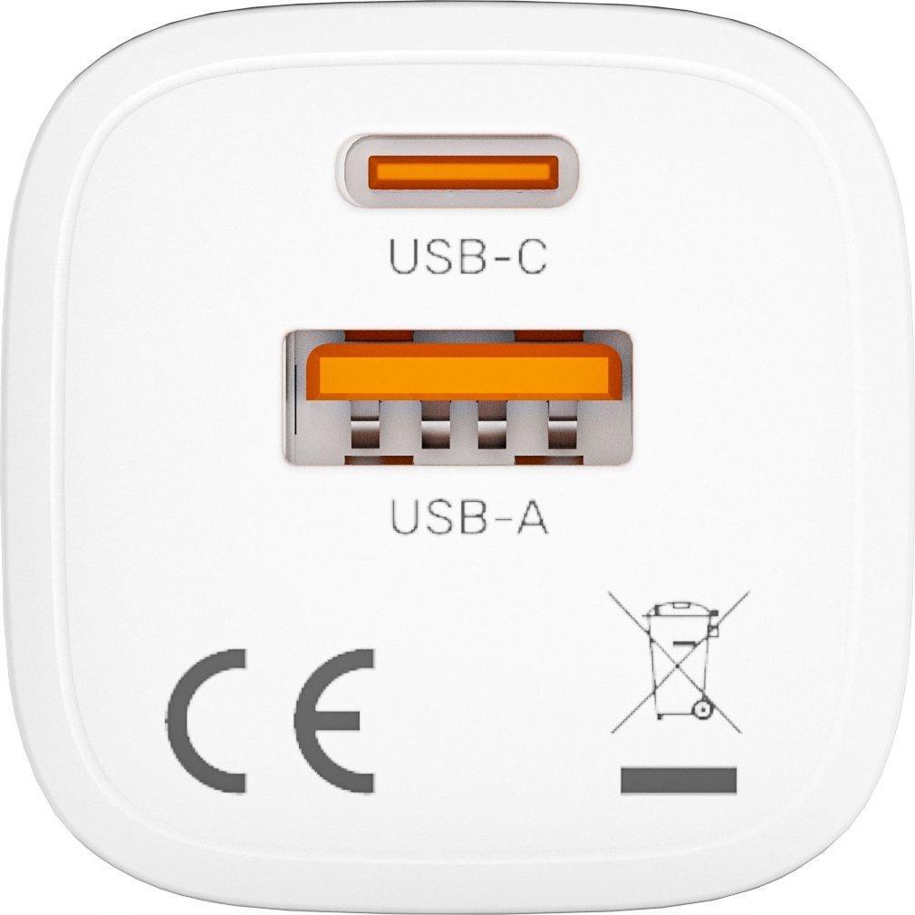 Unitek Ładowarka UE 1x USB-A 1x USB-C 3 A (UE) (2 porte), Caricatore USB