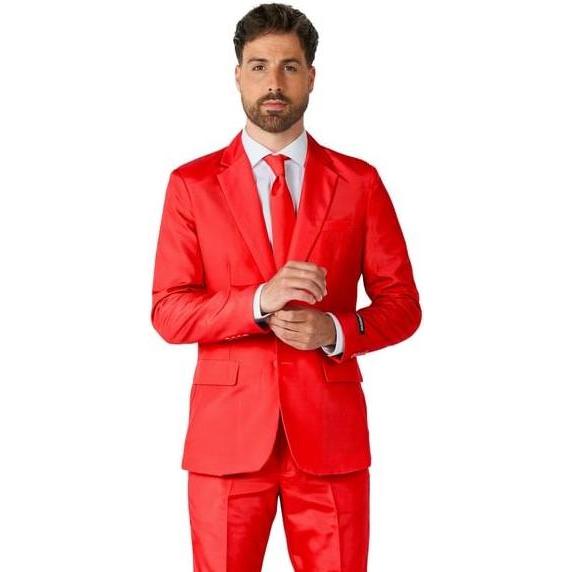 Metamorph Solid Red Partyanzug (L)