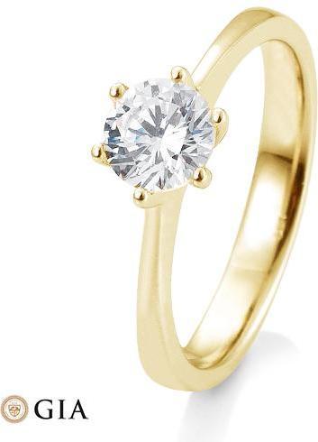 Actual product image Breuning 6 prong set 0.80-1.50 ct. (48, 585/14 K Gold)