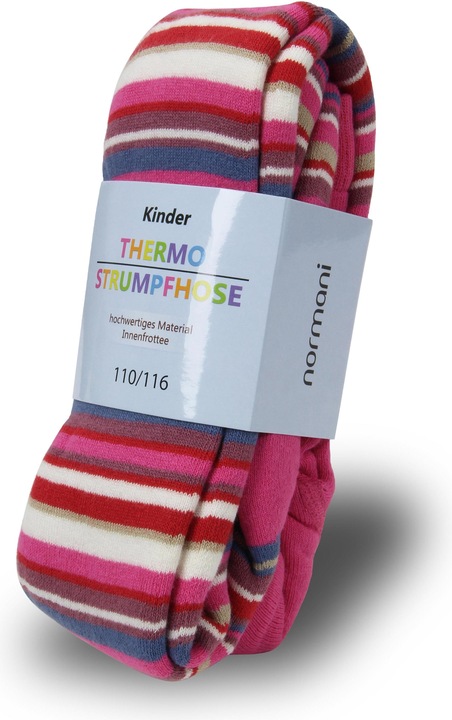 Produktbild Normani Baby Thermostrumpfhose -Ringelmuster - 9261 (74/80)