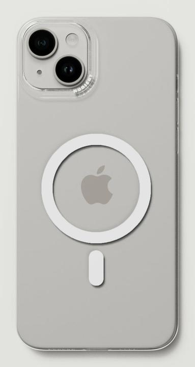 Actual product image Nudient Back Cover Thin MagSafe iPhone 15 Plus Transparent (Apple iPhone 15 Plus)