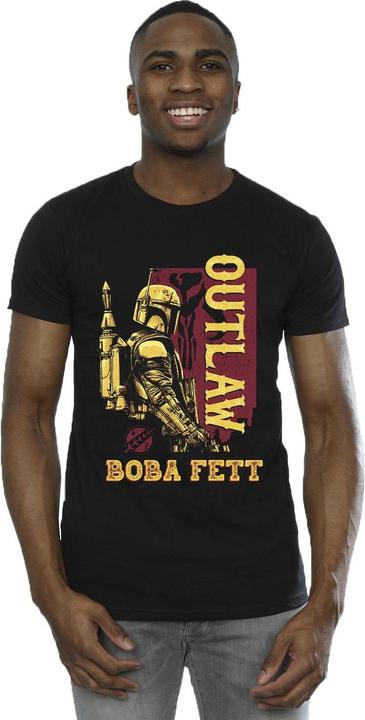 Image du produit Star Wars - T-shirt THE BOOK OF BOBA FETT DISTRESSED OUTLAW - Homme (4XL)
