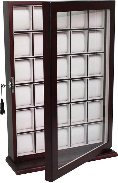Rothenschild Uhrenvitrine RS-1135-30BU für 30 Uhren bubinga