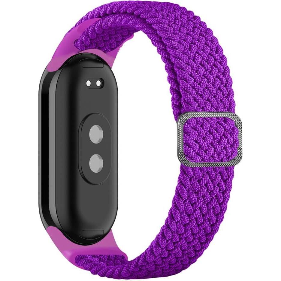 Cover-Discount Flexibles Nylon Stoff Ersatzarmband (Nylon), Uhrenarmband, Violett