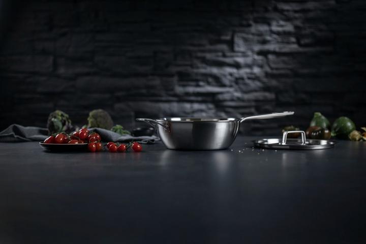 Image du produit Kuhn Rikon CULINARY FIVEPLY Sauteuse sans revêtement Ø 24 cm (24 cm, Poêle à frire, Aluminium)