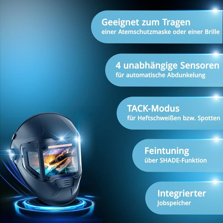 Actual product image Stahlwerk Split 3-in-1 automatic welding helmet