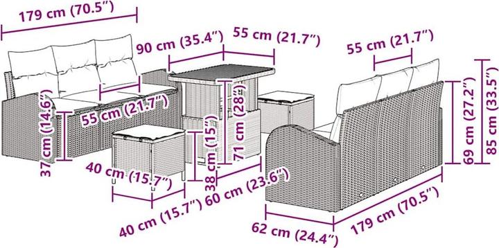 Image du produit vidaXL Darian