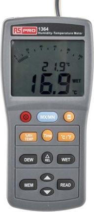 Actual product image RS PRO Humidity & Temperature Meter