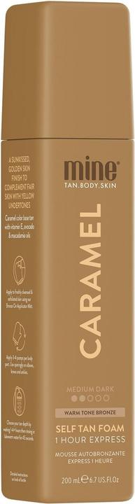 Produktbild Minetan Self Tanning Foam With Golden Effect Caramel - 200 Ml (Selbstbräunungsschaum, 200 ml)