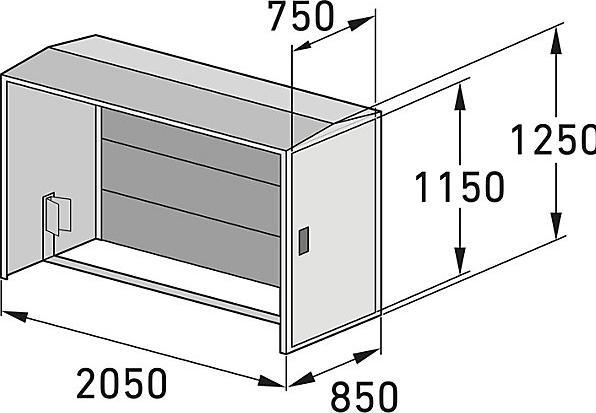 Actual product image Wsm Bicycle locker