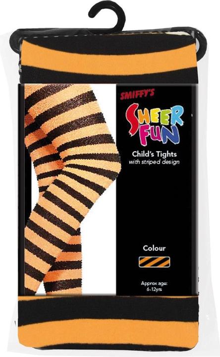 Image du produit Smiffys Collants noir/orange Kin (Taille unique)