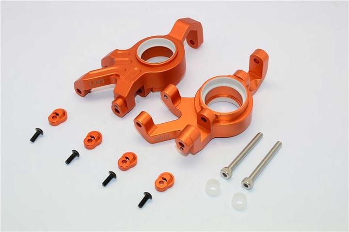 Actual product image GPM aluminium steering lever set front orange trx x-maxx