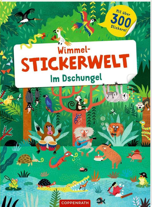 Produktbild Wimmel-Stickerwelt – Im Dschungel (300 Sticker)