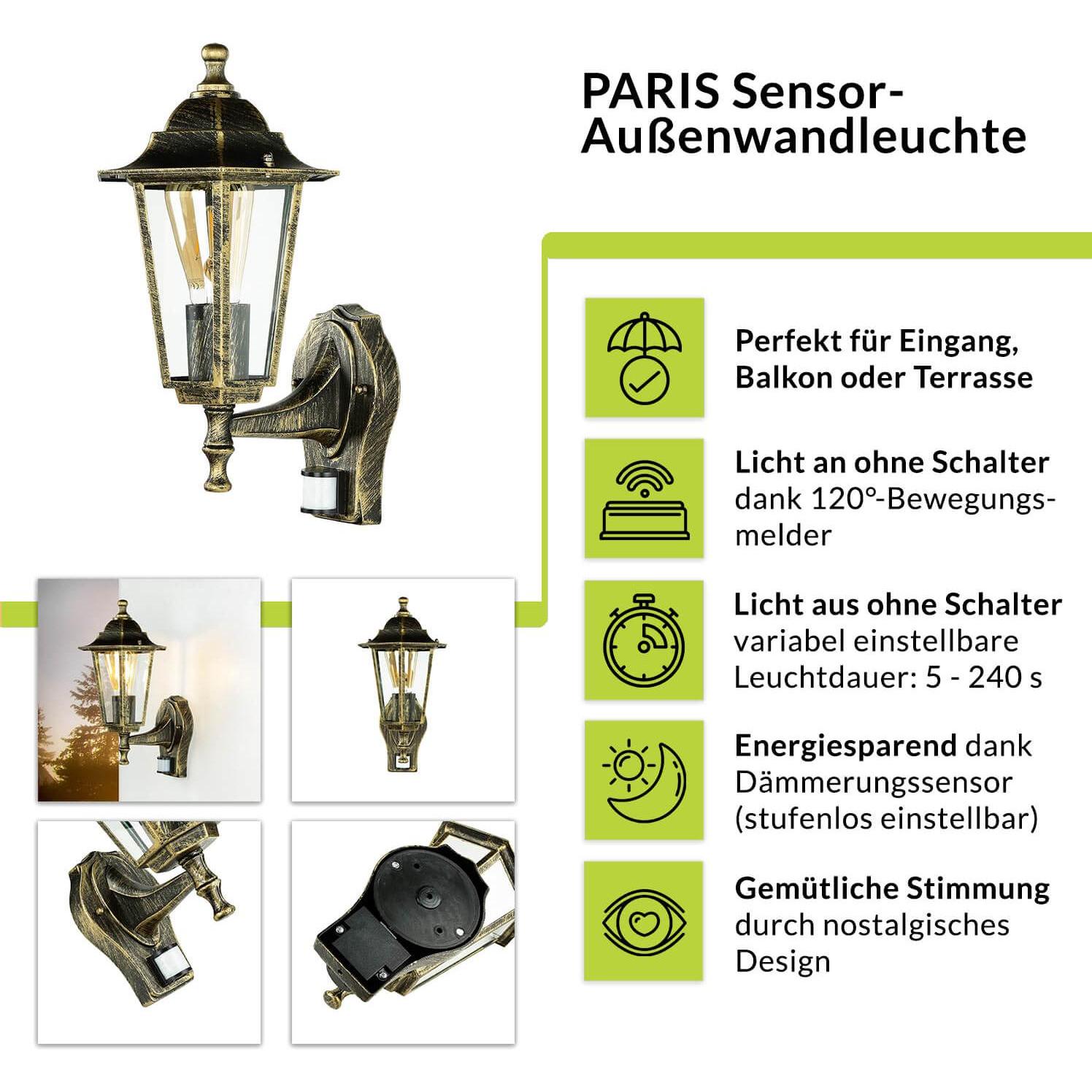 Thumbnail - Licht-Erlebnisse, Gartenbeleuchtung, Paris (E27, IP43)