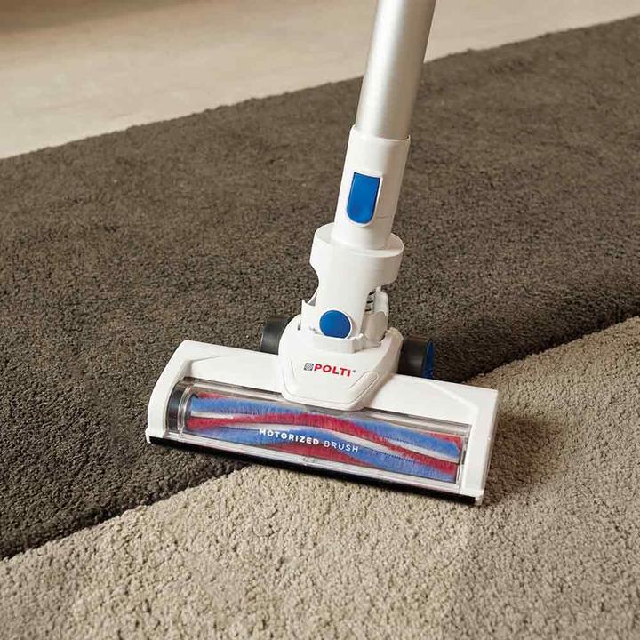 Produktbild Polti PBEU0116 FORZASPIRA SLIM SR90B Rechargeable 2-in-1 cordless electric vacuum, White/Blue