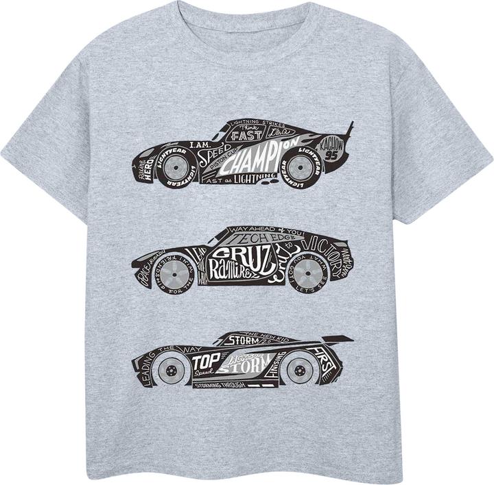 Produktbild Disney Cars Text Racers TShirt Mädchen (140, 146)
