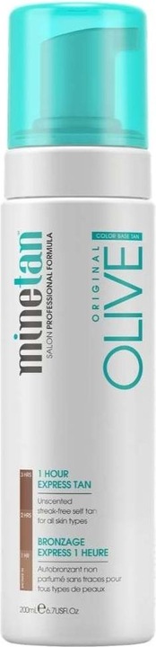 Actual product image Minetan Olive Self Tan Foam (Self tanning foam, 200 ml)