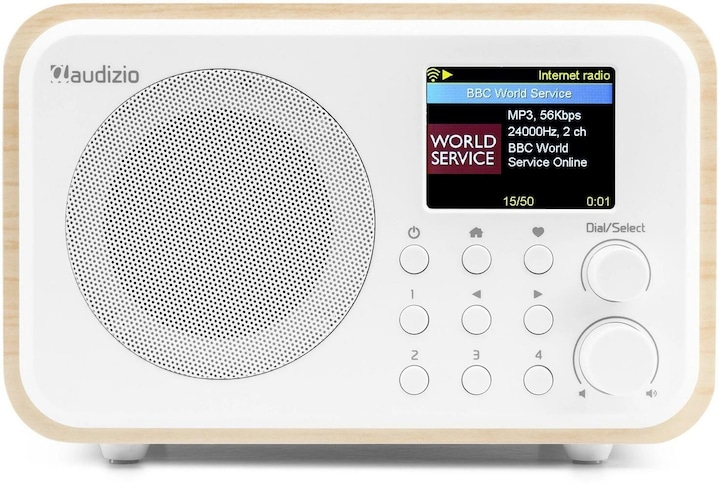 Produktbild Audizio DAB+ Radio Vicenza Weiss, Radio Tuner: Internetradio, FM (Internetradio, DAB+, FM, Bluetooth, WLAN)