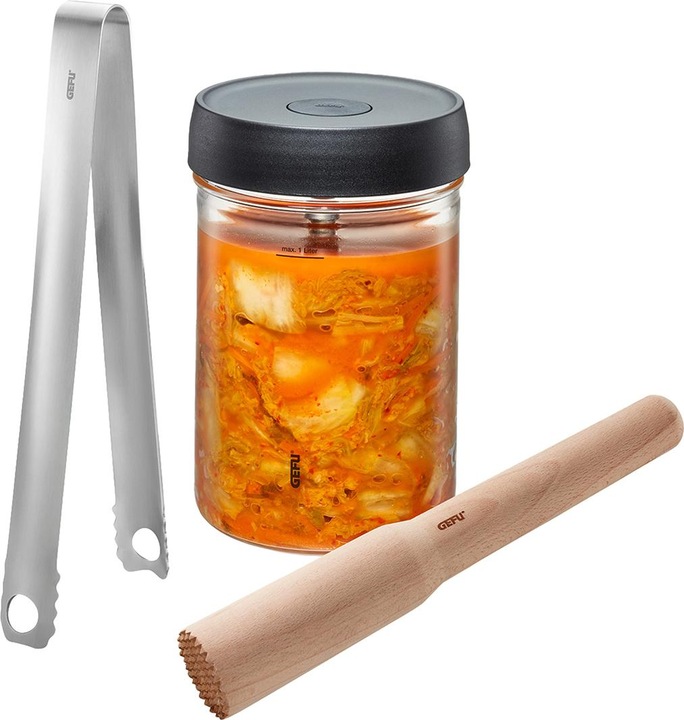 GEFU Set di fermentazione NATIVO, 5 pezzi (4 pz., 1 l)