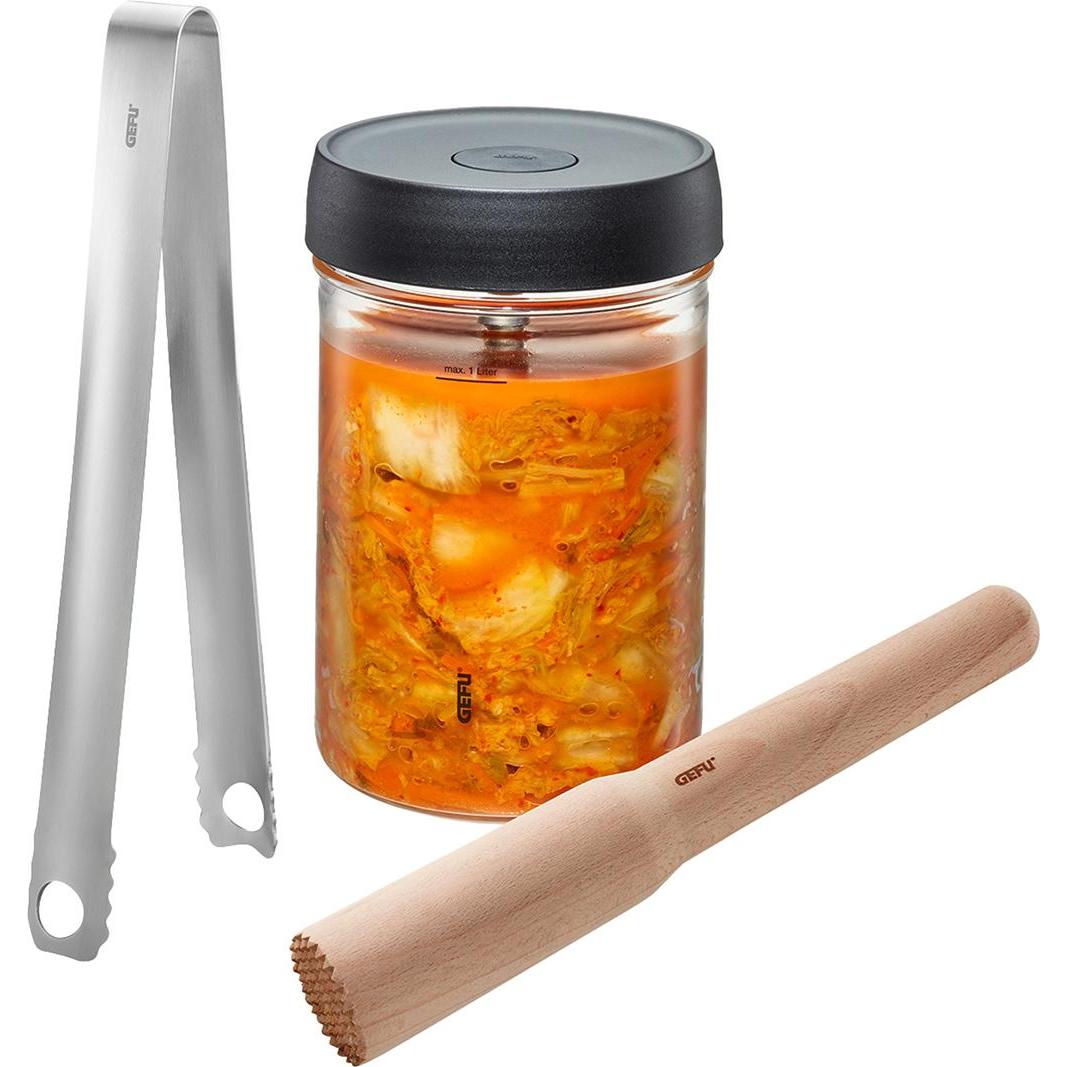 Thumbnail - GEFU Fermentier-Set Nativo, Einmachgläser, Transparent