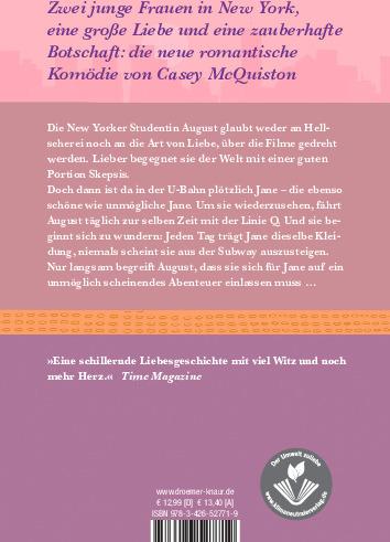 Produktbild One Last Stop (Deutsch, Casey McQuiston, Carina Schnell, 2021)