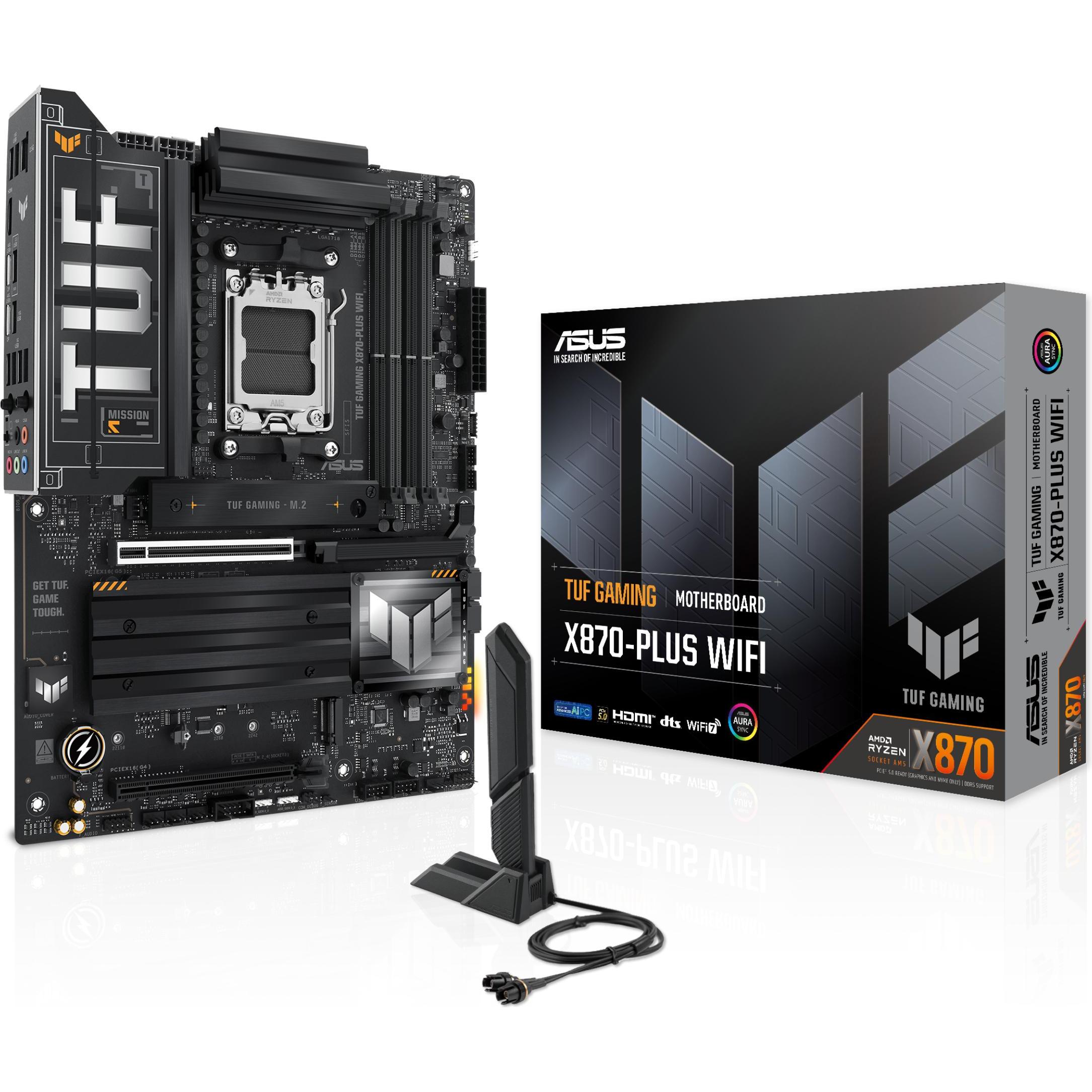 ASUS TUF GAMING X870-PLUS WIFI (AM5, AMD X870, ATX), Mainboard