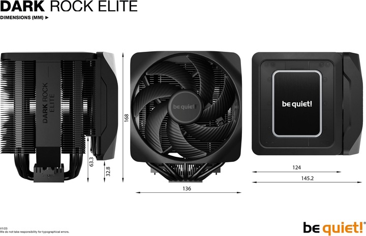 Actual product image be quiet! Dark Rock Elite (168 mm)