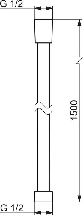 Produktbild Oras SHOWER HOSE 150CM 241004