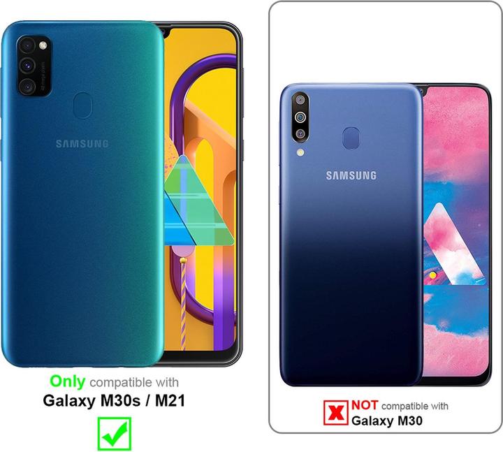 Actual product image Cadorabo Book Jeans Optics Cover (Samsung Galaxy M21)