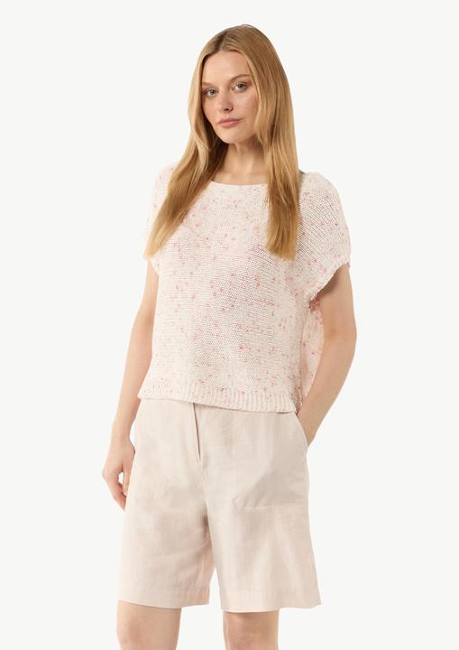 Produktbild Comma Strickpullunder Strick-Shirt mit überschnittenen Schultern im Boxy-Look (M)