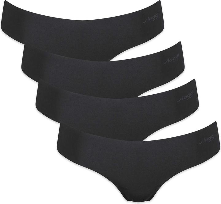 Produktbild Sloggi String Casual Bequem sitzend Zero Microfiber Hipstring 2.0 (XS, 4er Pack)