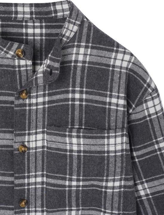 Immagine prodotto Vertbaudet Camicia di flanella da ragazzo con toppe in velluto sui gomiti (86)