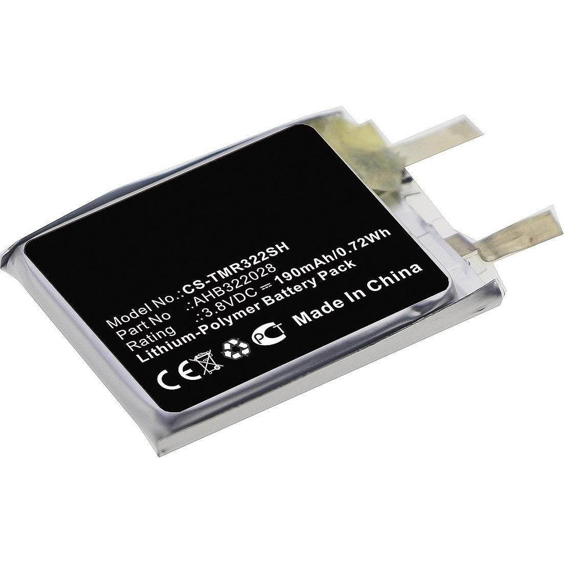 CoreParts Battery for Smartwatch, Smartwatch Zubehör, Schwarz